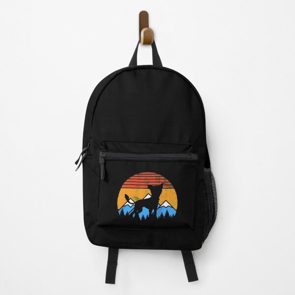 Item preview, Distressed Vintage Chinese Crested Dog Retro Sunset Mountains  designed and sold by Guarddogdrive.