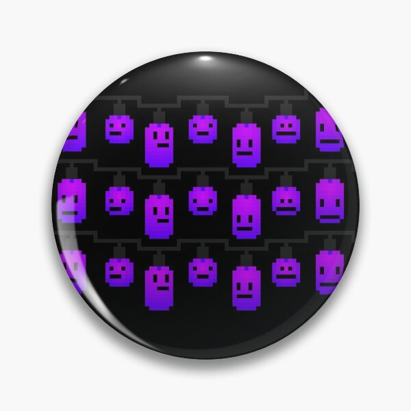 Artikelvorschau, Lila Pixel Kürbis Halloween Lichter entworfen und verkauft von rin3d .