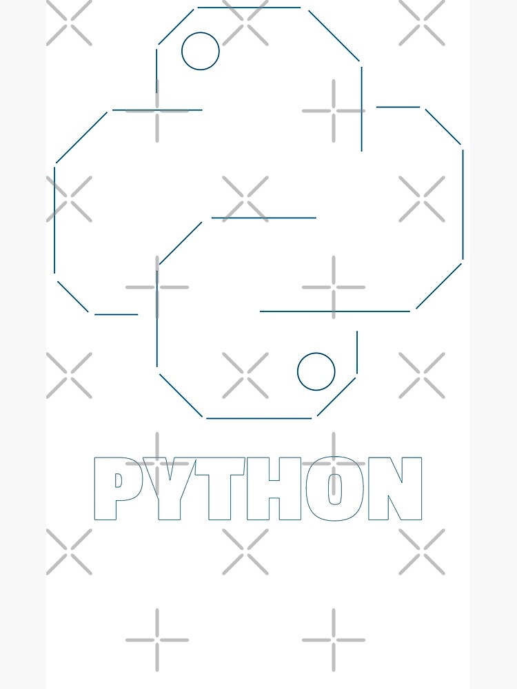 "Python" Poster for Sale by Mechalina | Redbubble