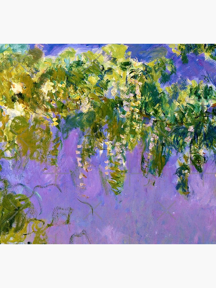 Claude Monet Wisteria, 1920 (right side) Leggings by