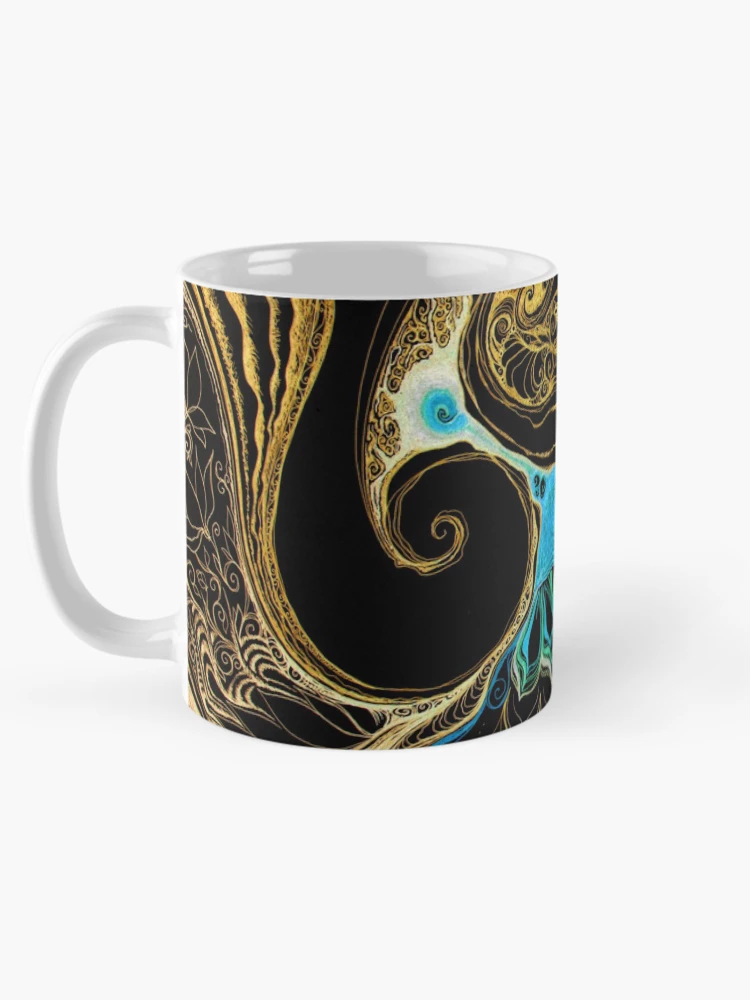 Aperçu 5 sur 6. Mug à café avec l'œuvre Rassembler - Inversion créée et vendue par impluvium.