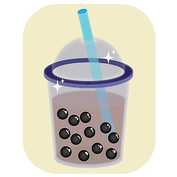 Artwork thumbnail, But First Boba by JustAddCoco