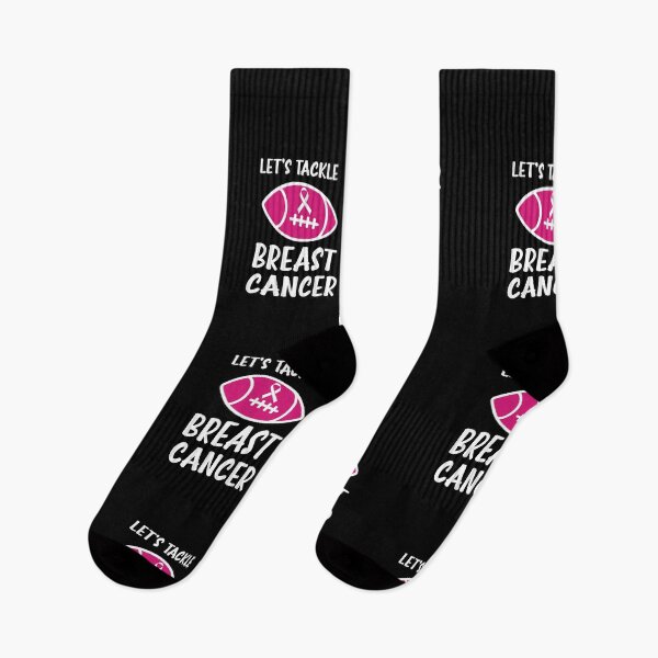 Item preview, Let's Tackle Breast Cancer Football Pink Awareness  designed and sold by Run to Creations.