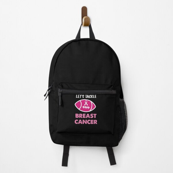 Vista previa del artículo con la obra «Abordemos la concientización sobre el fútbol rosa sobre el cáncer de mama», diseñado y vendido por Run to Creations.