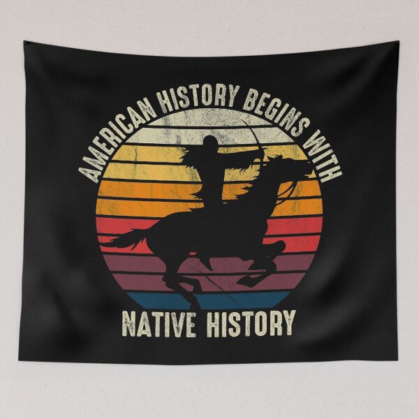 Item preview, American History Begins With Native History designed and sold by AmethystMurad.