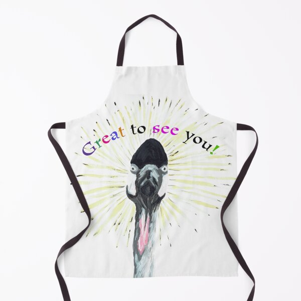 Item preview, Africa, animals, bird crane, crowned, black, white, pink, design, BebiCervin designed and sold by BebiCervin.