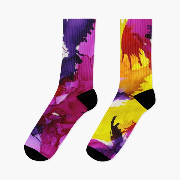 Item preview, Abstract in Pink, Purple and Yellow - One designed and sold by LymphomaLass.