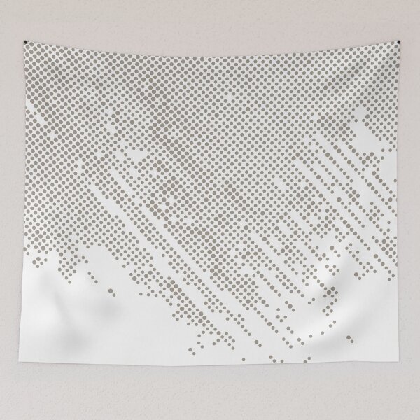 Item preview, Greyed Taupe and White Polka Dot Abstract Pattern Pairs PPG 2022 Popular Color Gray By Me PPG1008-4 - Colour Trends - Shade - Hue designed and sold by ColorOfTheYears.