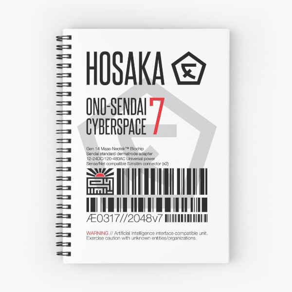 Item preview, Hosaka Ono-Sendai Cyberspace 7 Label - Solid White designed and sold by WolfeCreative.