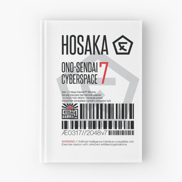Item preview, Hosaka Ono-Sendai Cyberspace 7 Label - Solid White designed and sold by WolfeCreative.