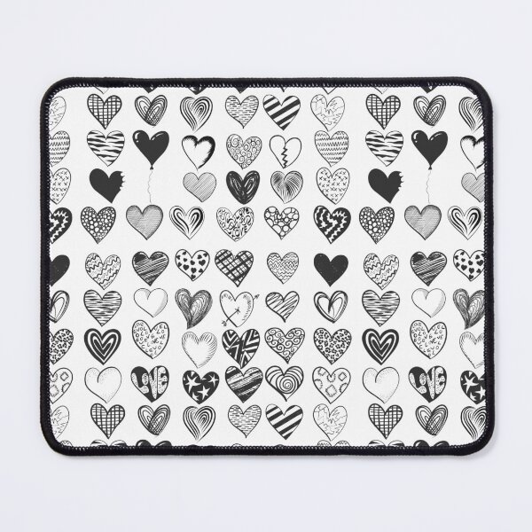 Item preview, Miscellaneous Drawn Hearts Pattern designed and sold by RafaelLima7.