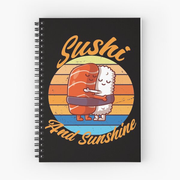 Item preview,  SUSHI HUG , SUSHI AND SUNSHINE, FOODIES , FOOD LOVER GIFT MOM GIFT sunset lovers , VINTAGE SUNSET designed and sold by justbejoker.
