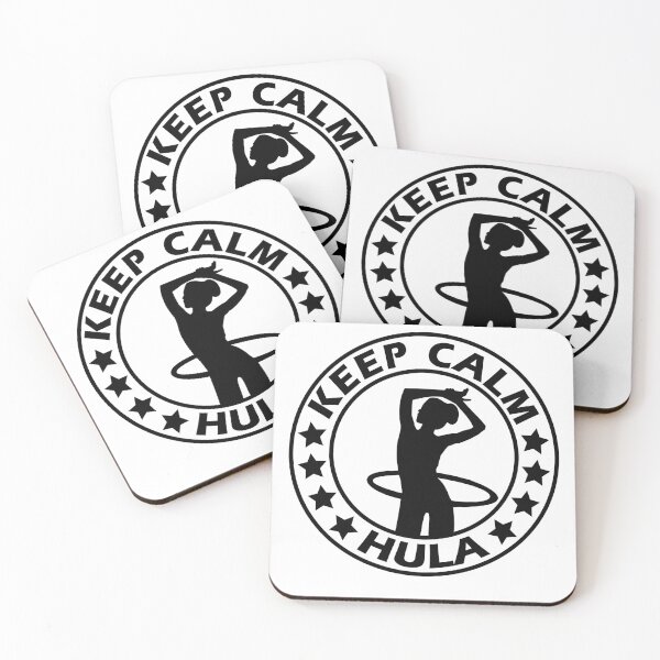 Item preview, Keep Calm And Hula Hulahoop motif Hulagirl women designed and sold by DerNerd.