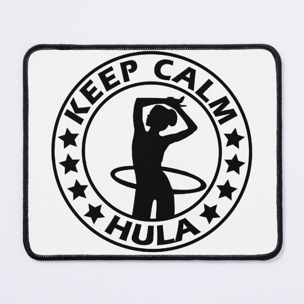 Item preview, Keep Calm And Hula Hulahoop motif Hulagirl women designed and sold by DerNerd.