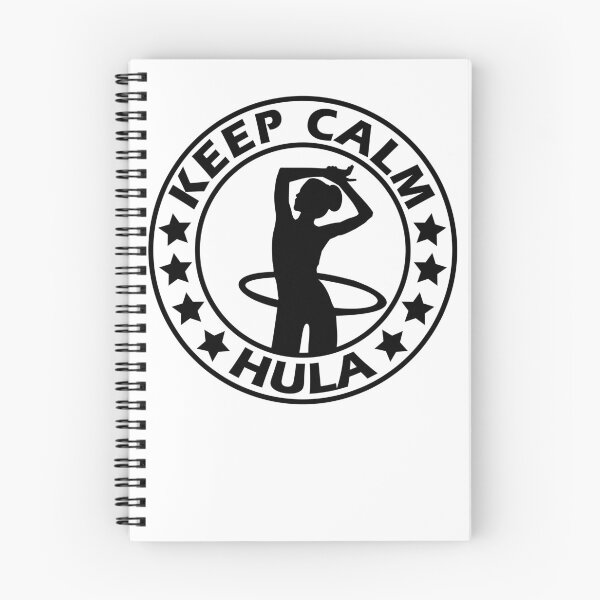 Item preview, Keep Calm And Hula Hulahoop motif Hulagirl women designed and sold by DerNerd.