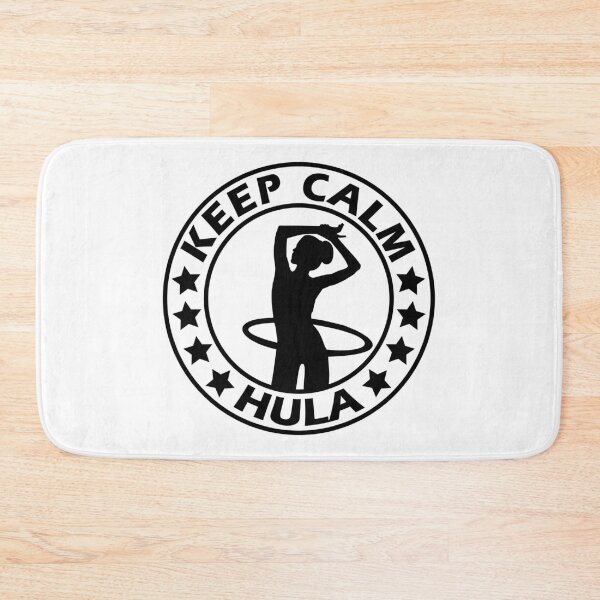 Item preview, Keep Calm And Hula Hulahoop motif Hulagirl women designed and sold by DerNerd.