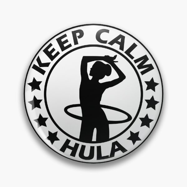 Artikelvorschau, Keep Calm And Hula Hulahoop Motiv Hulagirl Damen entworfen und verkauft von DerNerd.