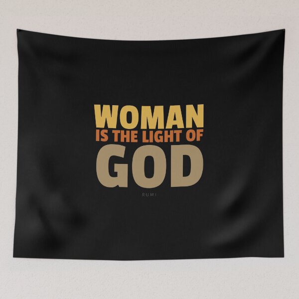 Item preview, Djalâl ad Dîn Rûmî Quotes About Women designed and sold by Studio TANFF.