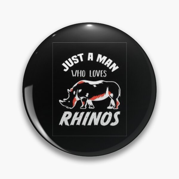 Item preview, Man who Loves Rhinos Gift designed and sold by Animoxz3.