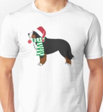 Bernese Mountain Dog - Holiday Christmas Dog Unisex T-Shirt