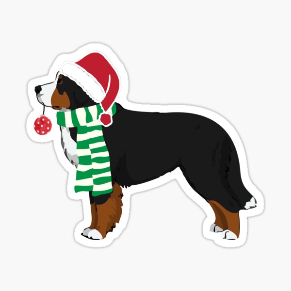 Item preview, Bernese Mountain Dog - Holiday Christmas Dog designed and sold by emrdesigns.