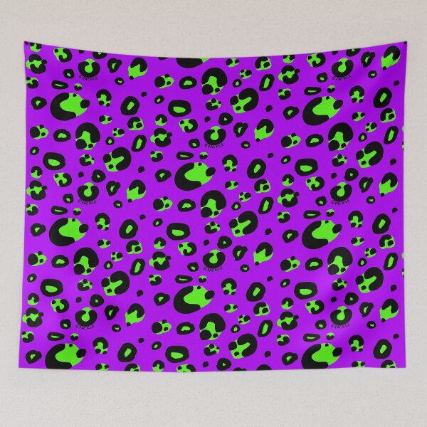 Item preview, Green And Purple Leopard Print designed and sold by JanGrackle.