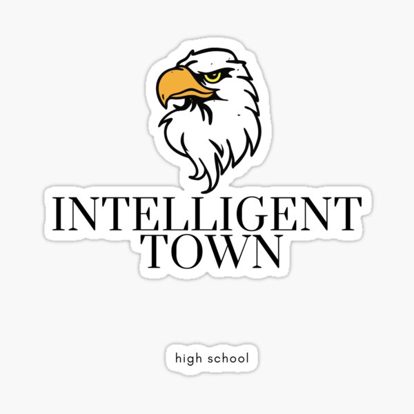 intelligent town  Sticker