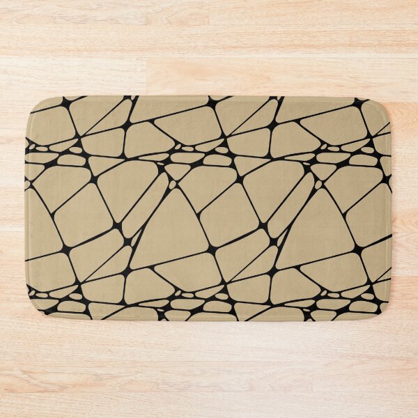 Item preview, Beige and Black Abstract Mosaic Pattern 1 Pairs PPG 2022 Popular Color Somber PPG1093-4 - Colour Trends - Shade - Hue designed and sold by ColorOfTheYears.