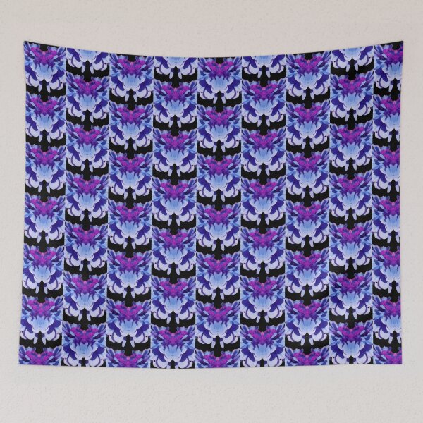 Item preview, Mirrored Purple Zinnia  designed and sold by AmandaFaye99.