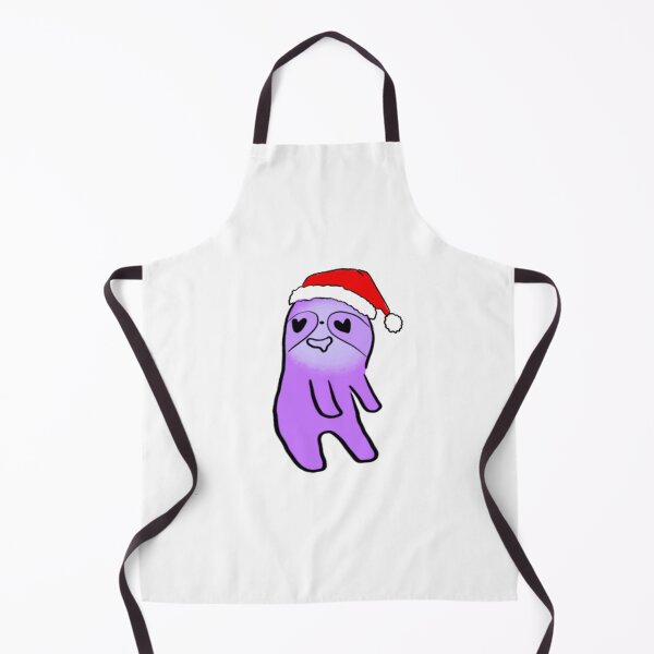 Item preview, santa hat sloth designed and sold by kimbasmama.