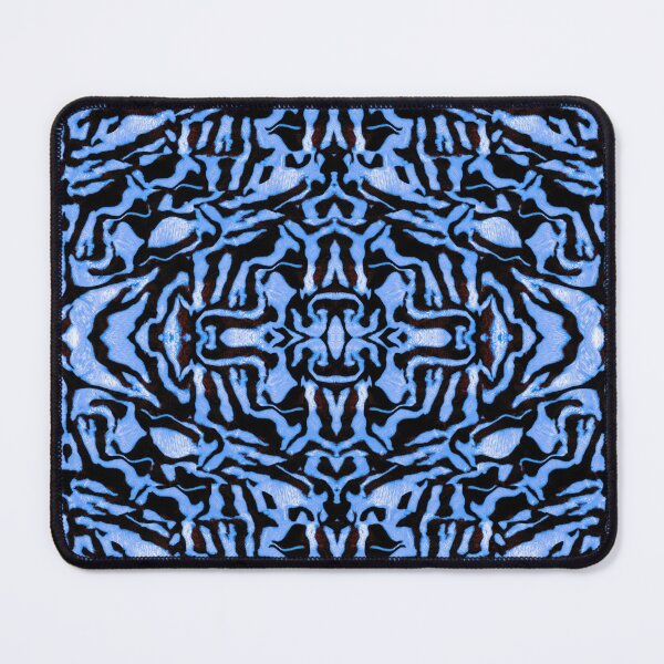 Item preview, Blue Abstract Ethnic Tribal African Inspired Textile Art Pattern designed and sold by BlackArt Cafe.