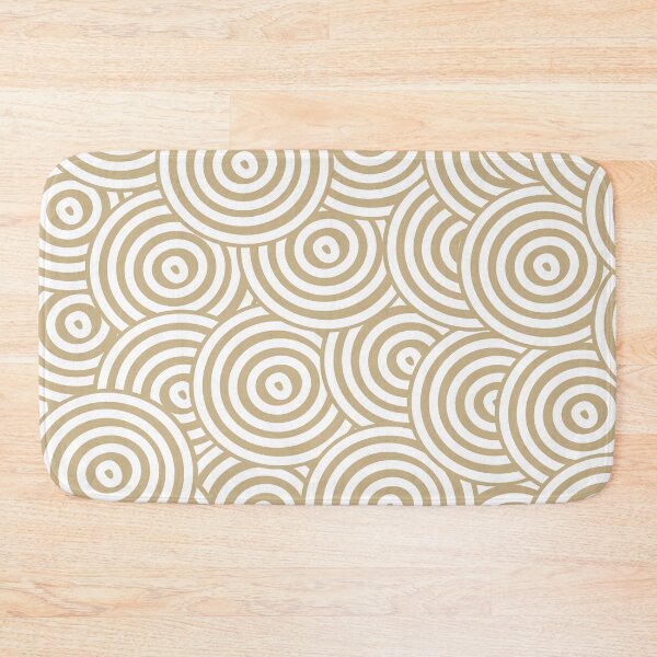 Item preview, Beige and White Hypnotic Circle Pattern Pairs PPG 2022 Popular Color Somber PPG1093-4 - Colour Trends - Shade - Hue designed and sold by ColorOfTheYears.