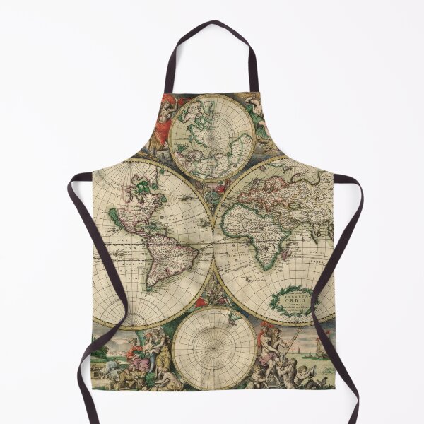 Item preview, World Map 1689 designed and sold by DonaldsGraphics.