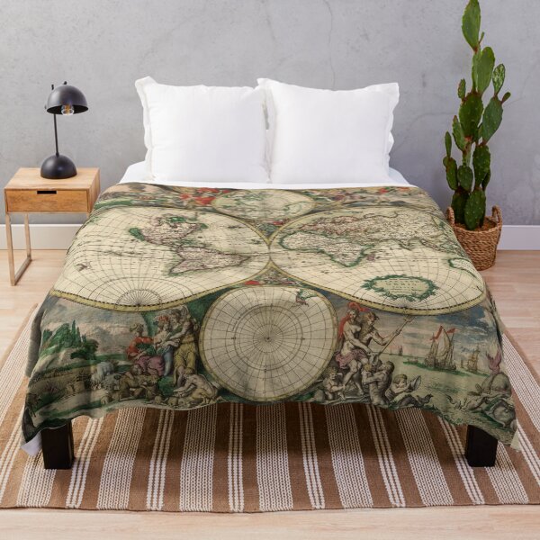 Item preview, World Map 1689 designed and sold by DonaldsGraphics.