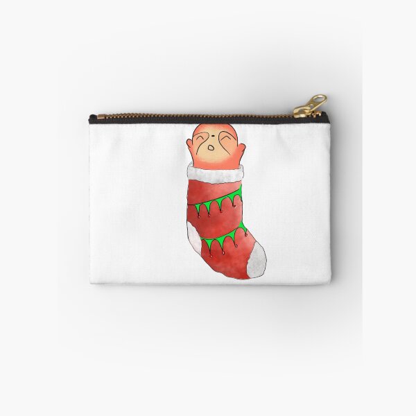 Item preview, holiday sock sloth designed and sold by kimbasmama.
