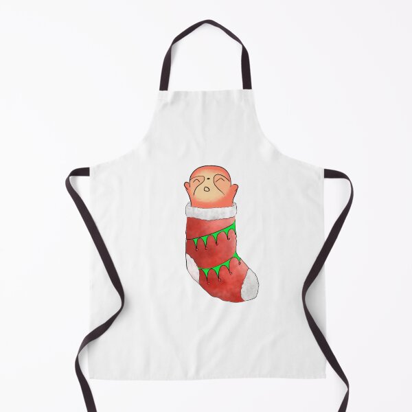 Item preview, holiday sock sloth designed and sold by kimbasmama.