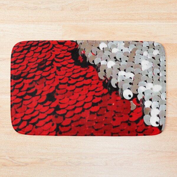 Item preview, Red and Silver Sequin Fabric Unique Design designed and sold by Poetic4Passion.