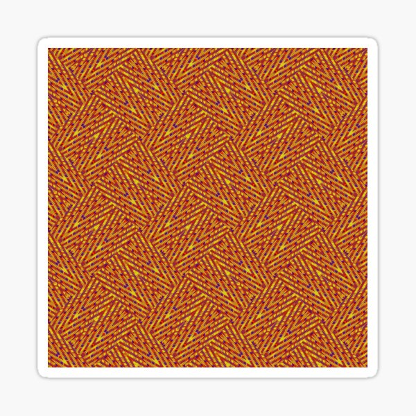 Artikel-Vorschau von Dekoratives scharlachrotes gelbes diagonales Design, designt und verkauft von Allison King.