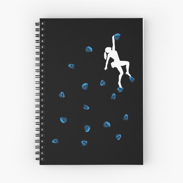 Aperçu de l'œuvre Bouldering Escalade Blue Boulder Poignées Femme Dame créée et vendue par DerNerd.