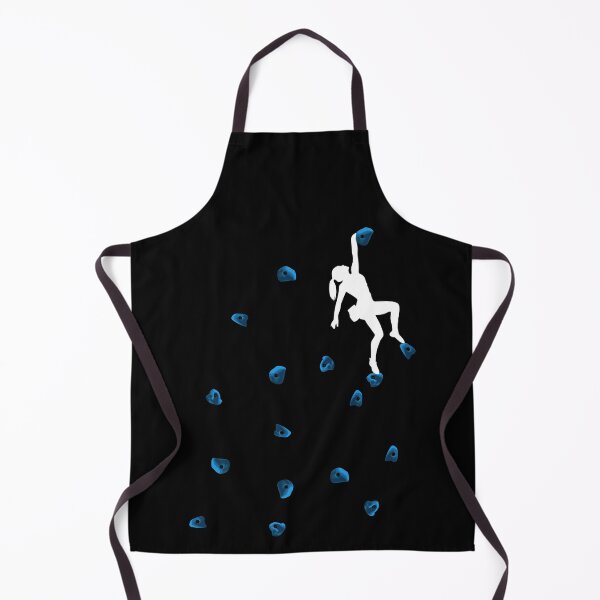 Item preview, Bouldering Climbing Blue Boulder Holds Woman Lady designed and sold by DerNerd.