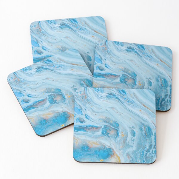Item preview, Blue Marble Liquid Pattern designed and sold by dualogy.