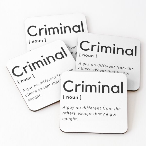 Item preview, Criminal Definition designed and sold by Amine-Creation.