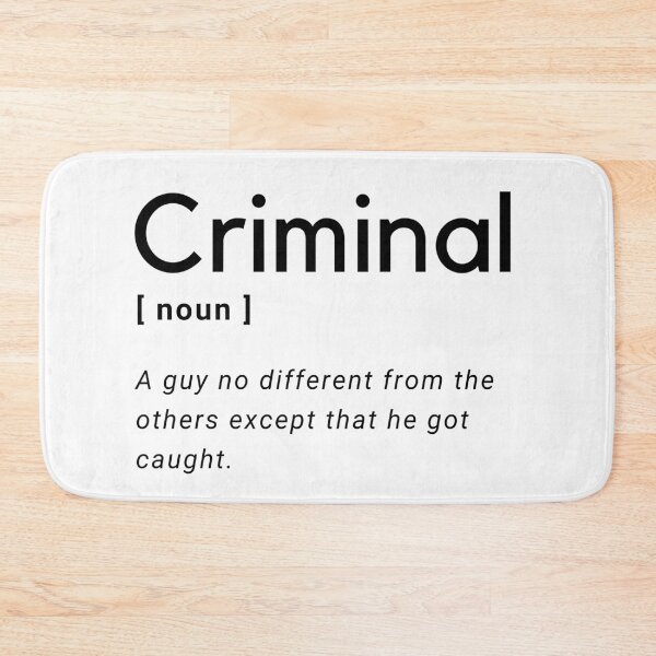 Item preview, Criminal Definition designed and sold by Amine-Creation.
