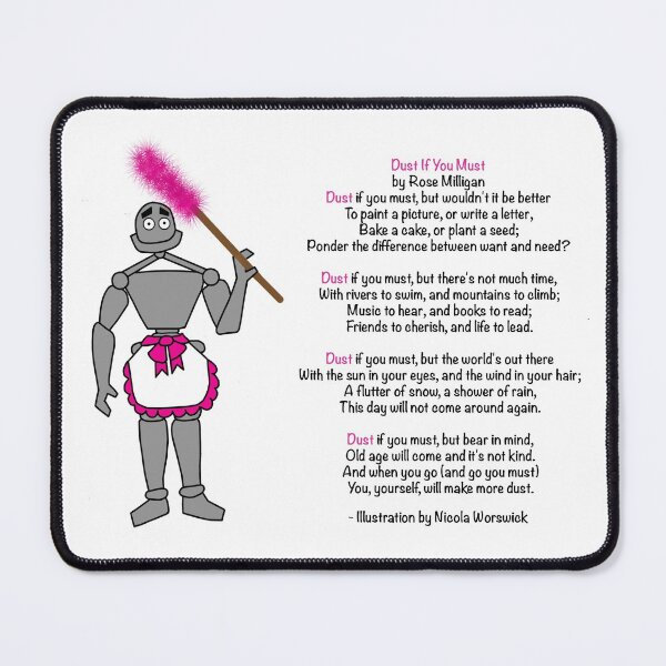 Item preview, Dust if you must designed and sold by Scat the cat.