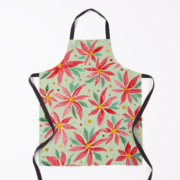 Item preview, Christmas, Holiday and Winter Floral Mix - Red Poinsettia designed and sold by DaisyGirlDesign.