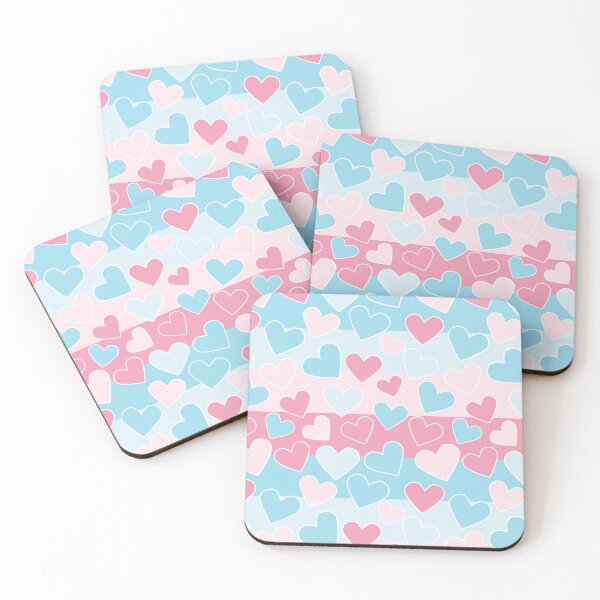 Item preview, Warm and Cold Hearts Pattern designed and sold by RafaelLima7.