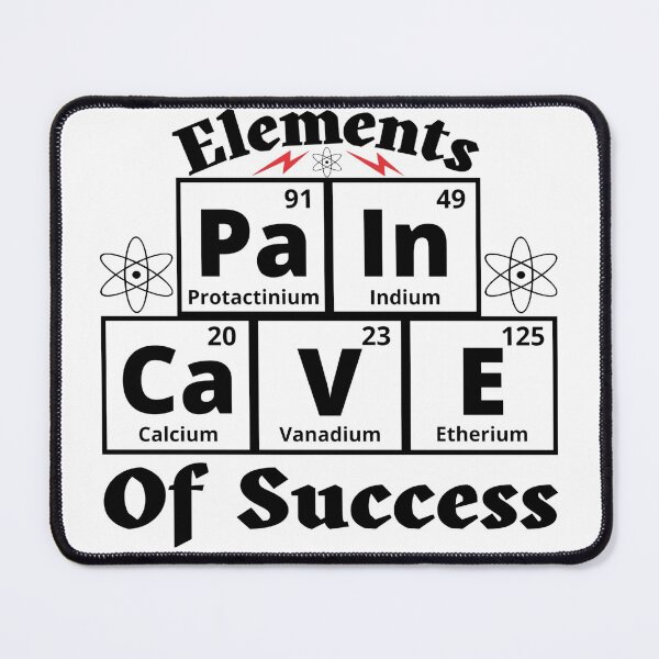 Item preview, The Pain Cave Periodic Table - The Element Of Success For Triathletes designed and sold by Sonatablue.