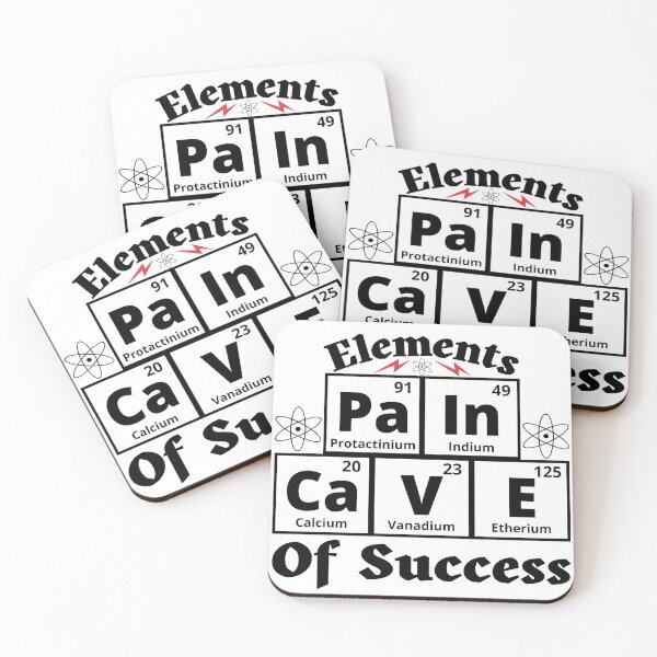 Item preview, The Pain Cave Periodic Table - The Element Of Success For Triathletes designed and sold by Sonatablue.