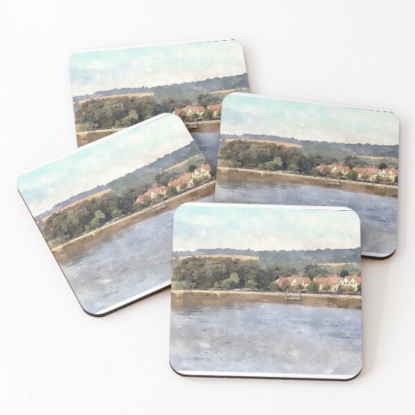 Item preview, View Across The River Medway To Halling designed and sold by Trevor Harvey Art.