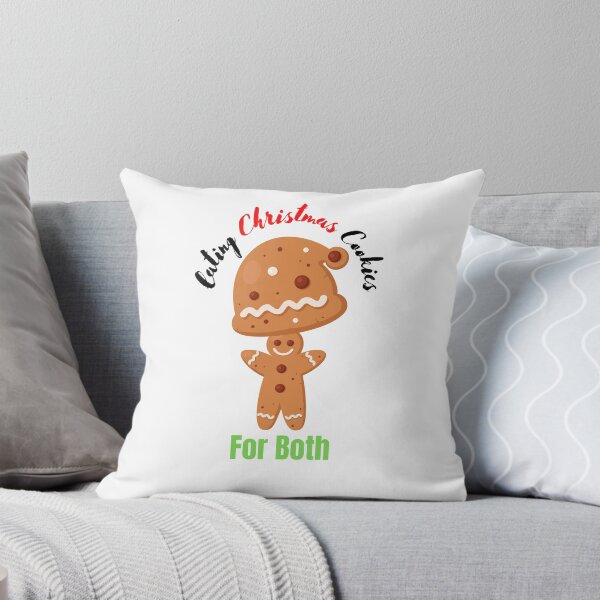 Item preview,  Eating Christmas Cookies For Two - Christmas Cookies - Funny christmas Quotes - Funny Maternity sayings designed and sold by Harmonystore.